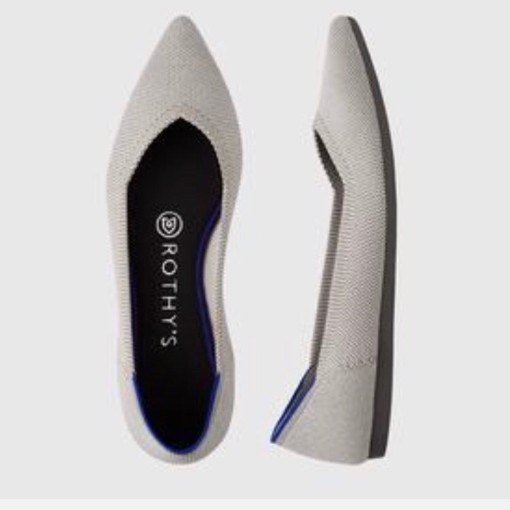 Rothy’s flax point shoe. Worn once!